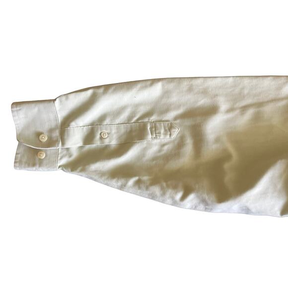 Brooks Brothers No Iron Light Green Men's Dress Long Sleeve Dress Shirt Size 16 - Picture 9 of 11